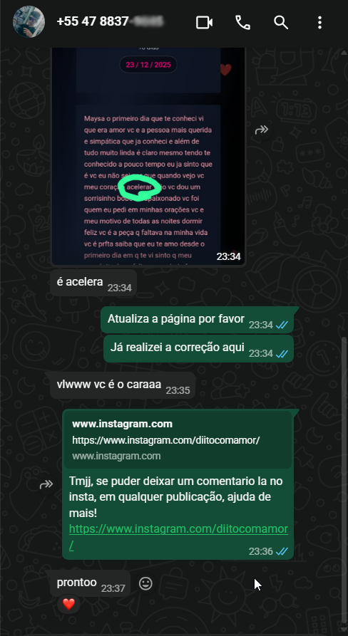 Avaliação WhatsApp 7